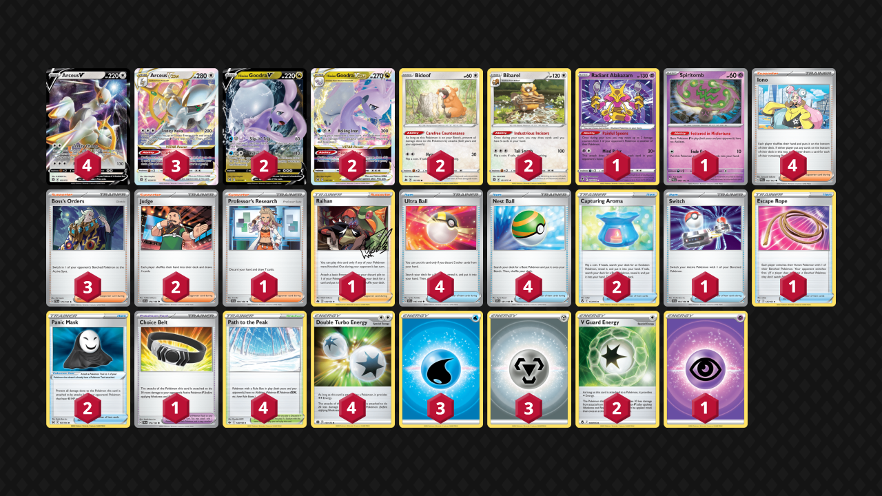 Arceus Goodra Full Deck